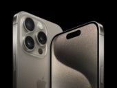 Two iPhone 15 Pro phones next to each other.